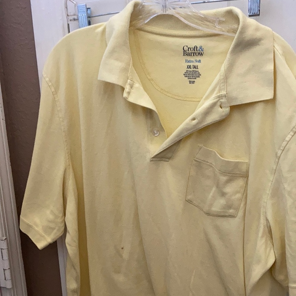 FINAL MARKDOWN Men’s Croft and barrow polo shirt xxl tall